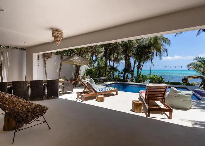 Villa Nft Beachfront At Soliman Bay, Tulum Balcheil